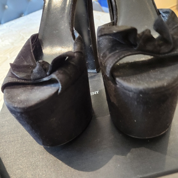 SAINT LAURENT PLATFORM Sandals 👡 - Picture 6 of 12